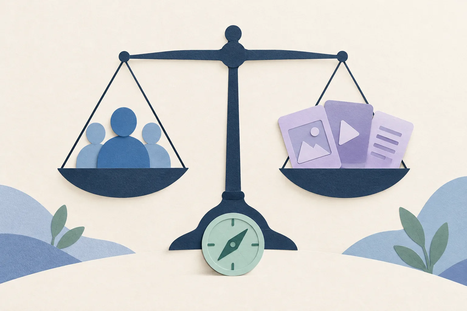 Deux profils de créateur comparés selon leur audience, leur offre et leur organisation